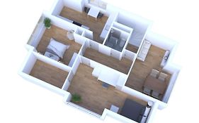 Schönes City-Apartment mit 2 Schlafzimmer, Parkplatz, ruhig und hell, D46-DG